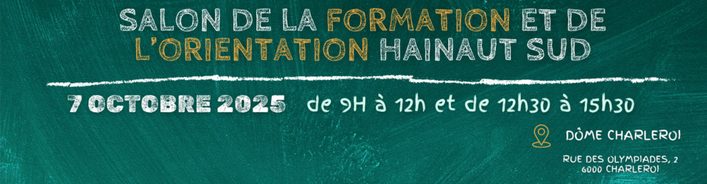 Salon de la formation et Orientation 7.10.2025 bannière